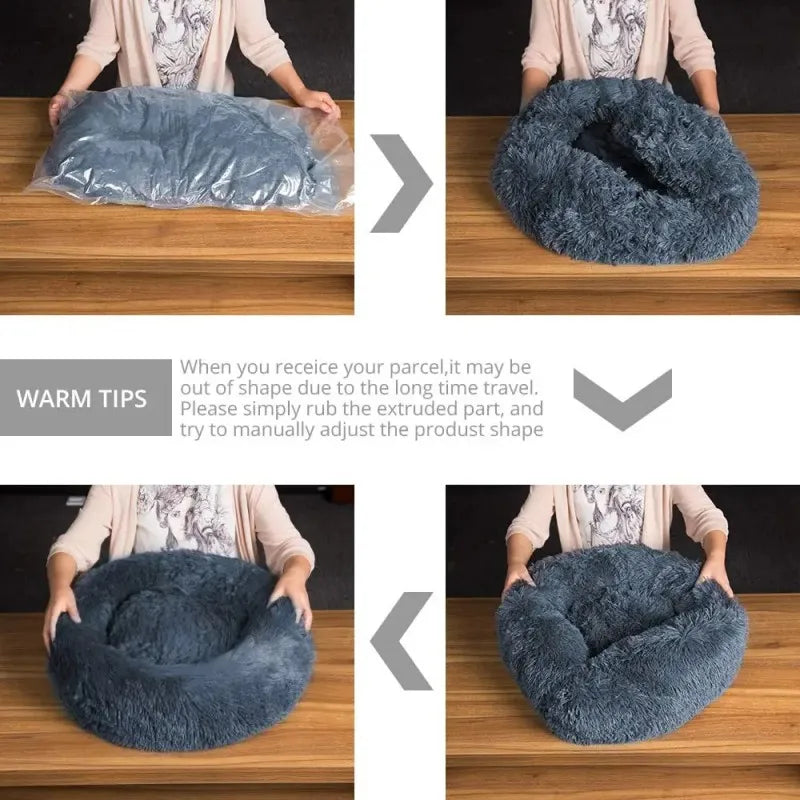 Luxury Calming Donut Bed