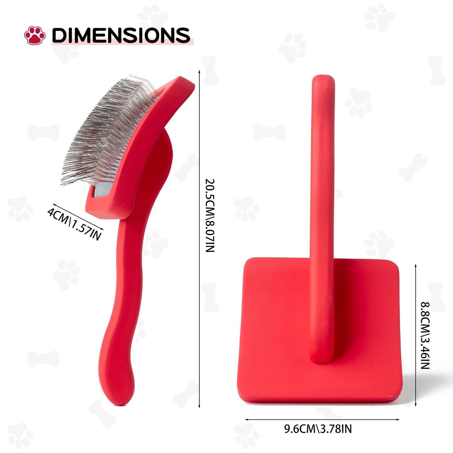 Self-Cleaning Slicker Brush